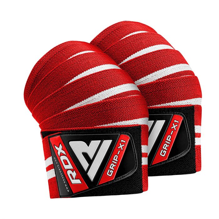 RDX Gym Knee Wraps K4 Polvisiteet punainen