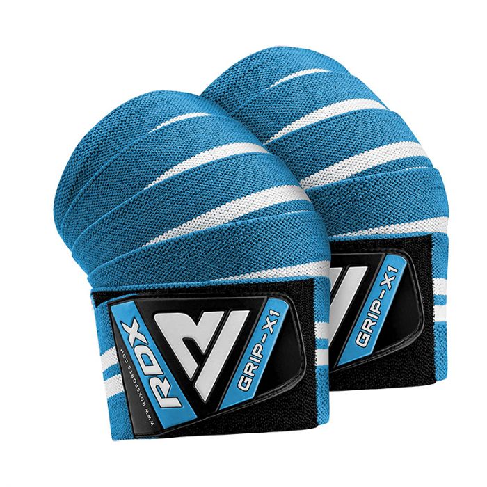 RDX Gym Knee Wraps K4 Polvisiteet Sky Blue