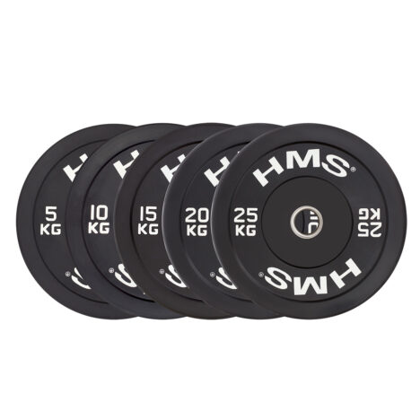 Musta Olympic Bumper levypaino 5-25 kg BBR HMS