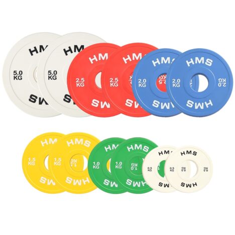 HMS Olympic Bumper Plates levypainot 0,5-5 kg CBRS