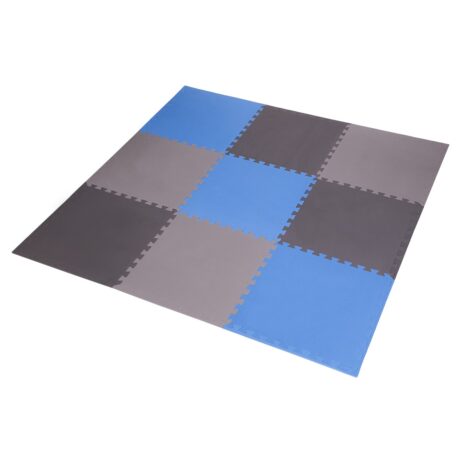 Multipack Puzzle värikäs palamatto 180 x 180 x 1 cm One Fitness - Sininen-Harmaa