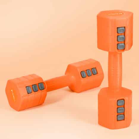 HMS Säädettävät käsipainot 2 x 2,5 kg HL03