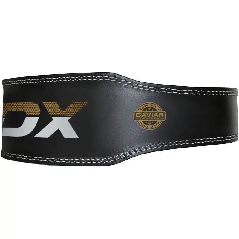 RDX 4 Inch Leather Weightlifting Gym Belt - Image 2