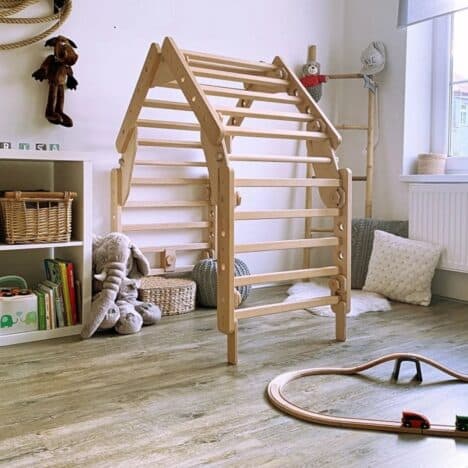 Loopo Little House 5in1 - lasten sisäkiipeilyteline