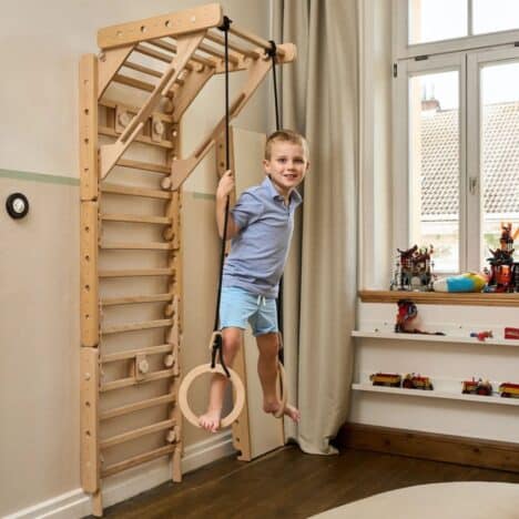 Loopo Mini Gym 5in1 - muunneltavat puolapuut